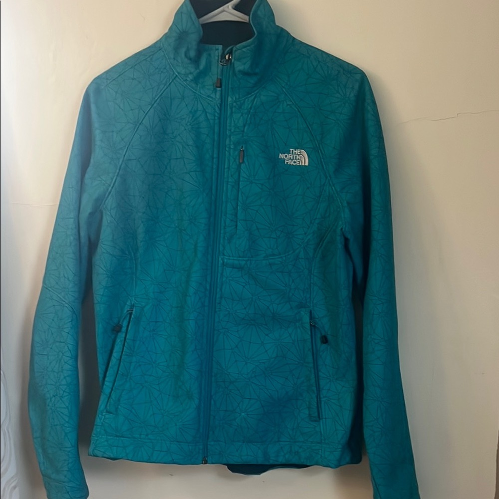 The North Face Blue and Green Jacket